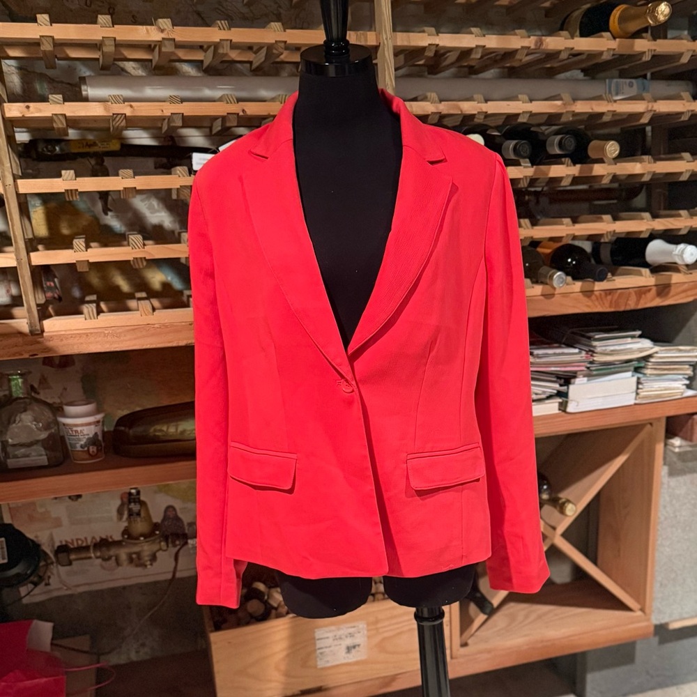 Candace Cameron‎ Bure Vibrant Red Blazer